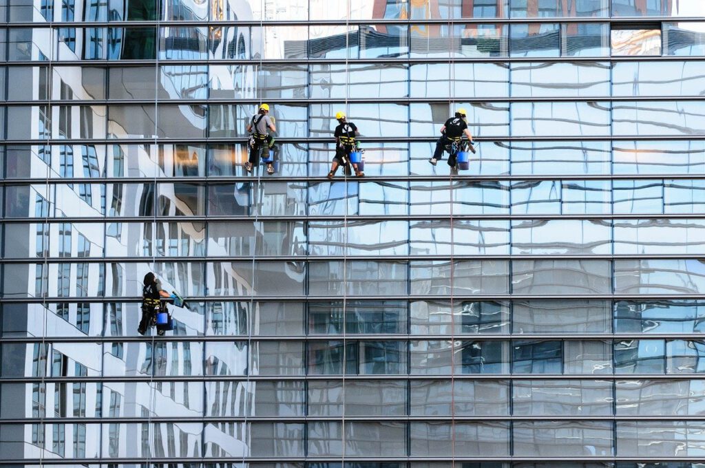 glass facade, window cleaner, facade-817732.jpg